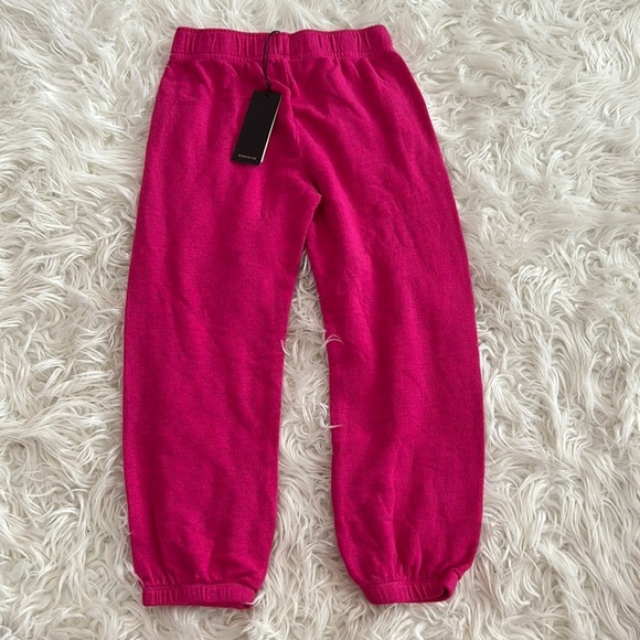 NWT, Monrow, girls,‎ sweatpants with elastic waist and ankles - Picture 8 of 8